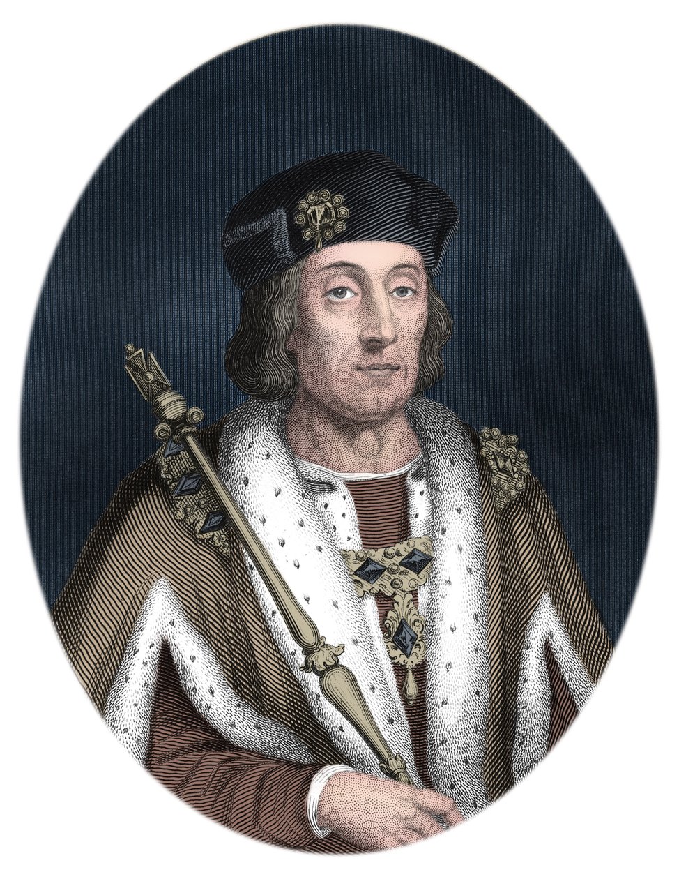 Henrik VII, konge af England (tryk) af Unbekannter Künstler