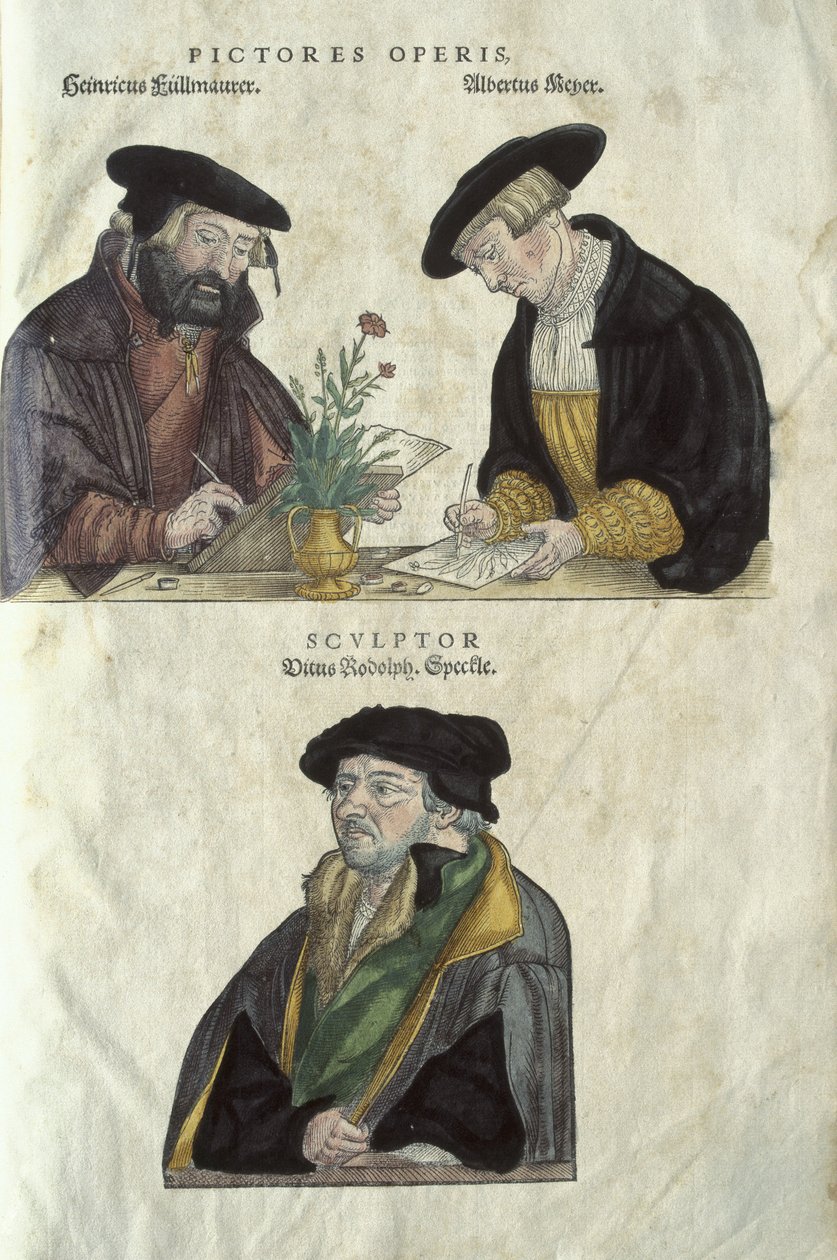Herbals Albrecht Mayer, Veil Rudolph Speckle og Heinrich Fullmaurer af Unbekannt