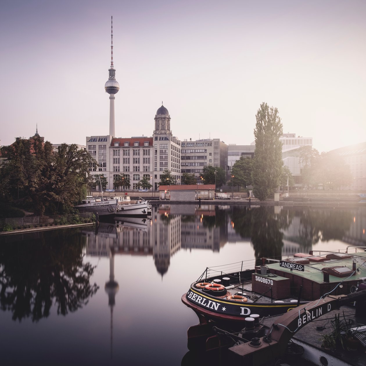 Historisk havn, Berlin, Tyskland, 2015 (foto) af Leopold Blonder