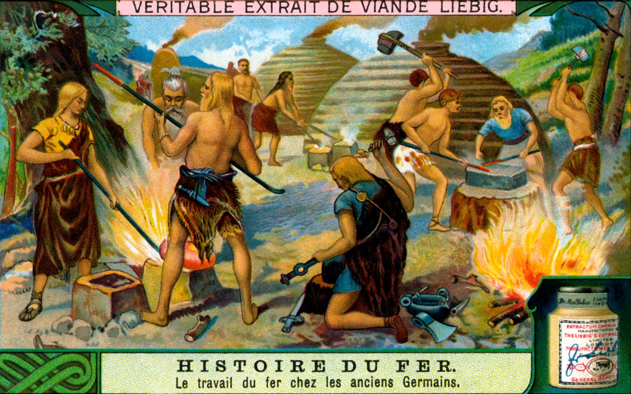 Jernets historie: De gamle tyskeres jernarbejde af Unbekannter Künstler