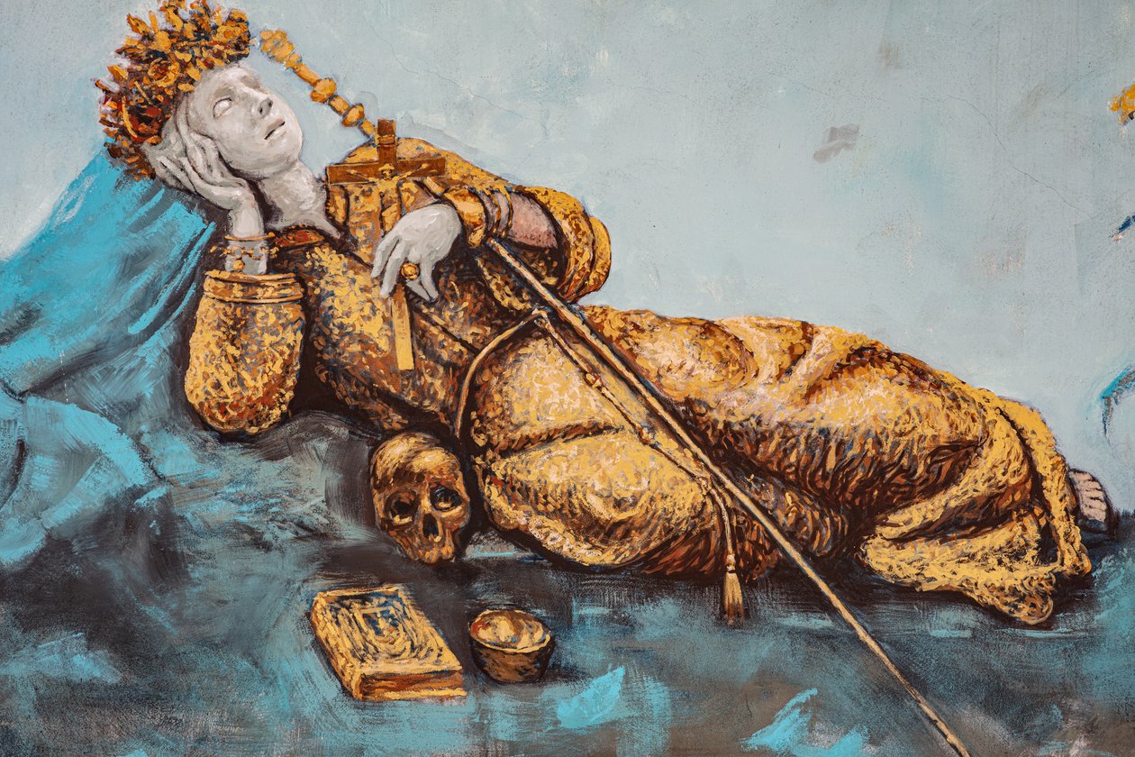 Holy Rosalia af Igor Scalisi Palminteri. Ballaro. palermo af Benjamin Baud