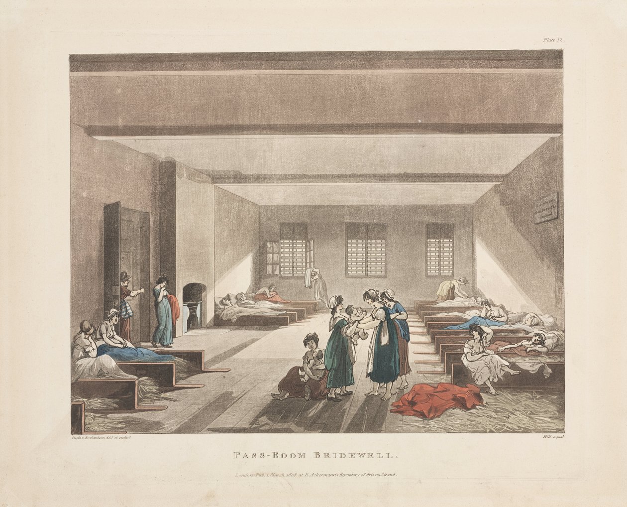 Hospitaler ïPass-room Bridewell af Unbekannter Künstler