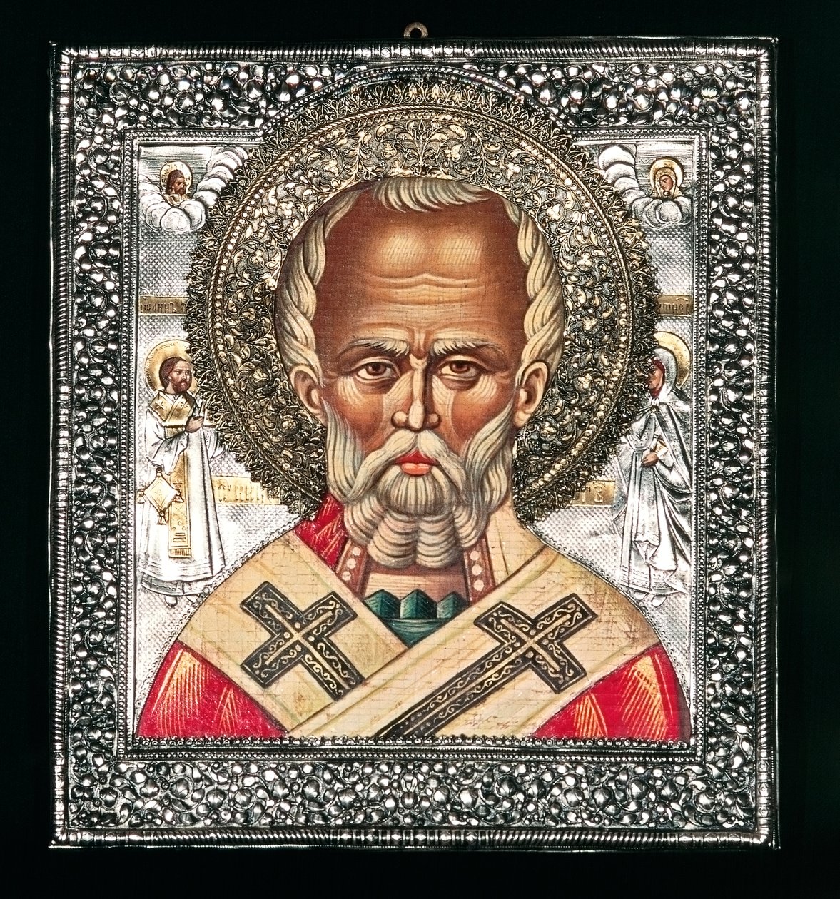 Ikon, der forestiller Sankt Nikolaus af Benjamin Baud