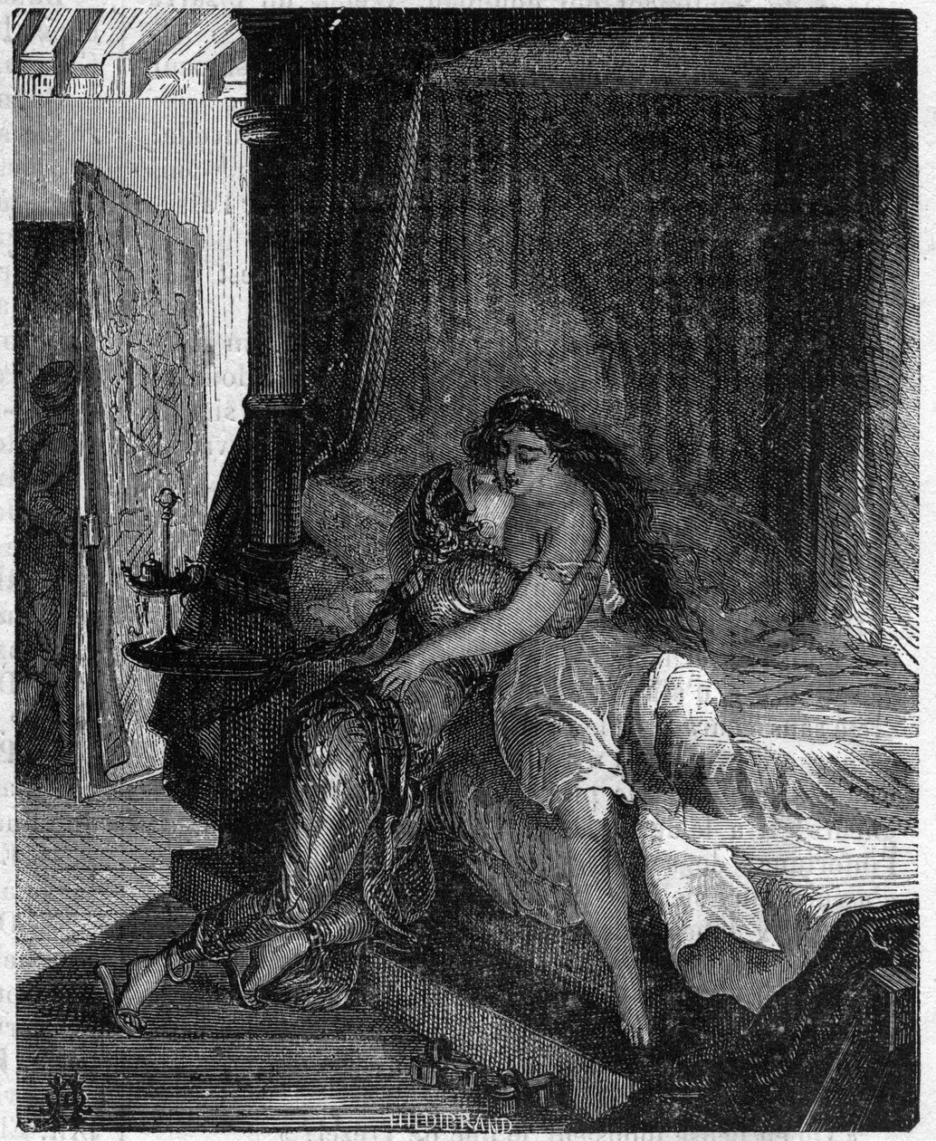 Illustration af H de Hem for "" Les lettres d