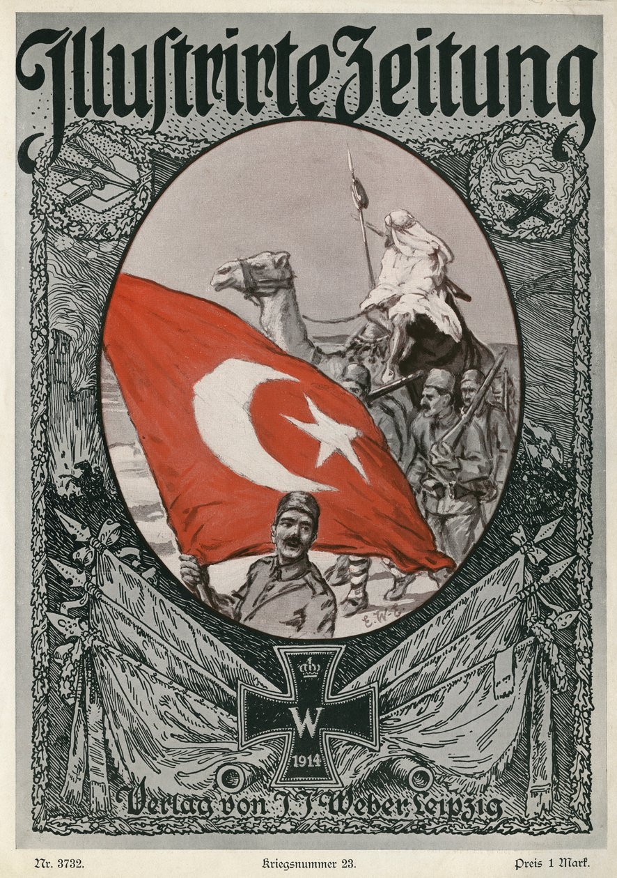 Illustrirte Zeitung: forside, 7. januar 1915 af Unbekannter Künstler