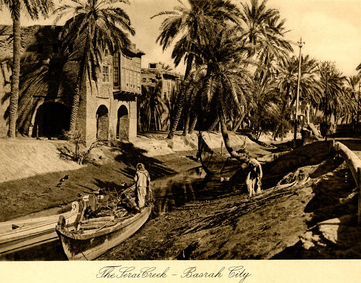 Irak - Serai Creek - Basrah City af Unbekannter Künstler
