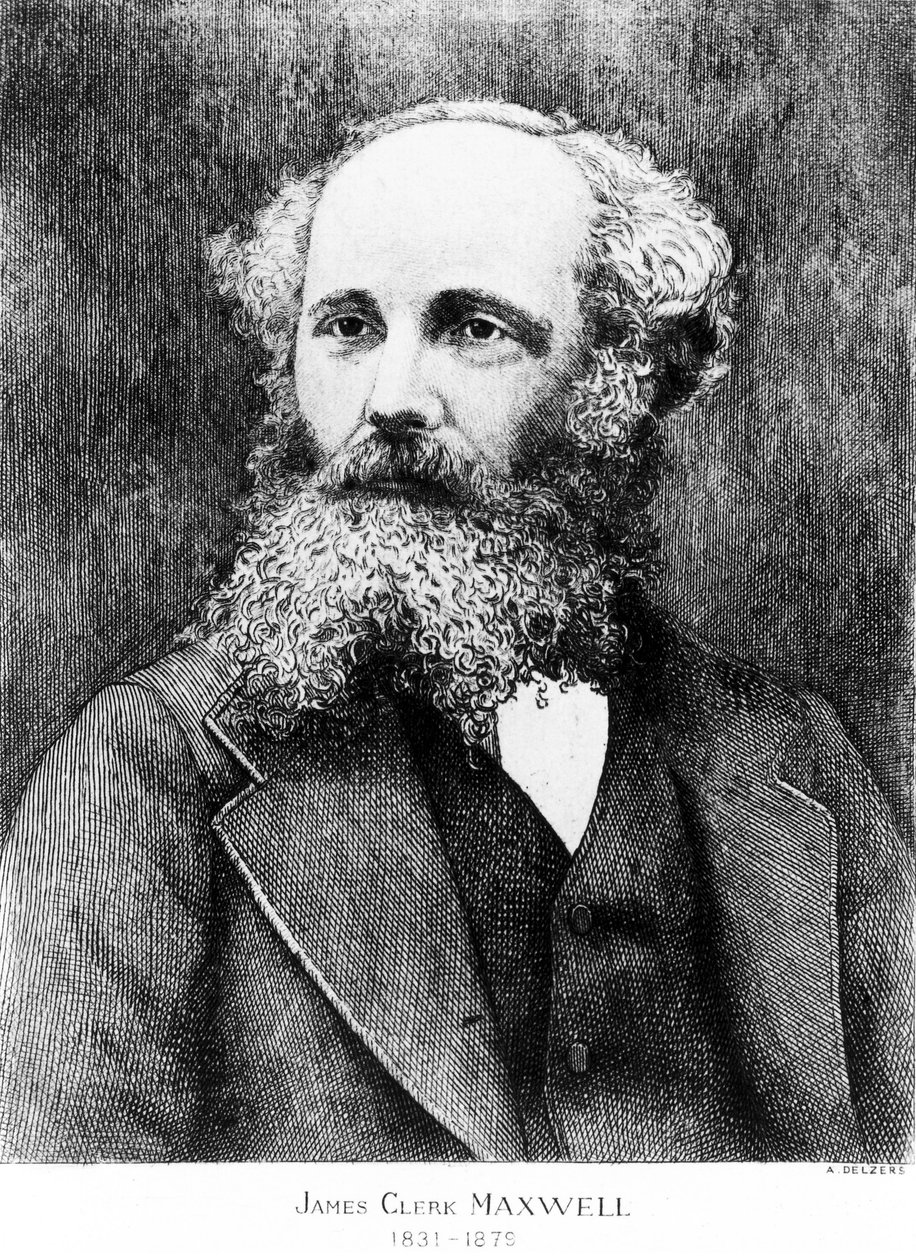 James Clerk Maxwell, skotsk fysiker, ca. 1870