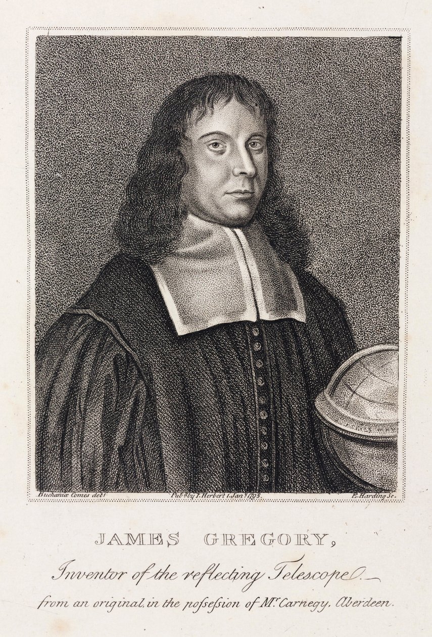 James Gregory, skotsk matematiker, c 1670 af Unbekannt