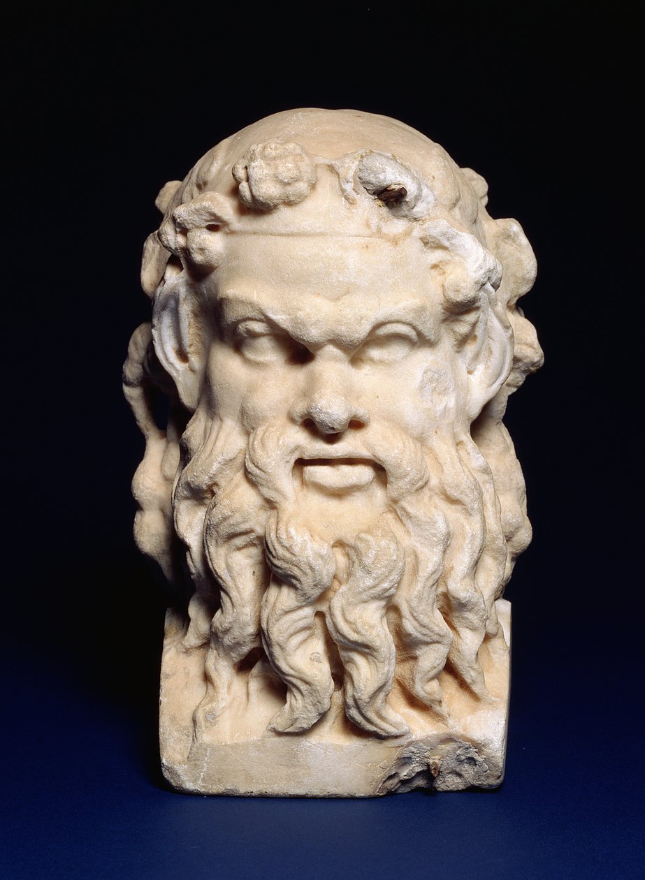Janiform Herm af Dionysos, romersk af Unbekannt