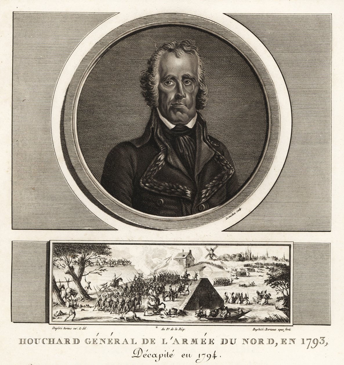 Jean Nicolas Houchard, fransk revolutionær general for Nordens hær, henrettet for fejhed i af Unbekannt