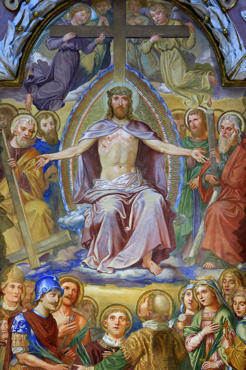 Jesus-Kristus i Majestæt. Klosterneuburg kloster, Wien, Østrig af Unbekannt