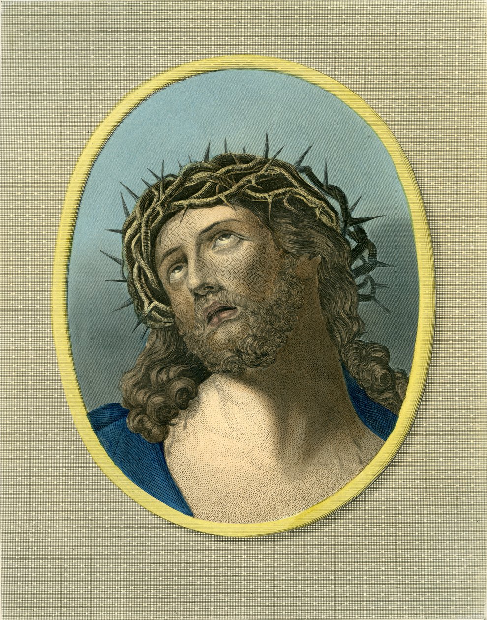 Jesus Kristus kronet med torne - Bibelen, Det Nye Testamente af Unbekannter Künstler