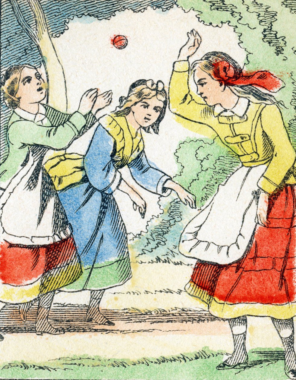 Spil: La pelota - Child Entertainment Alphabet c.1890 (litografi) af Unbekannt