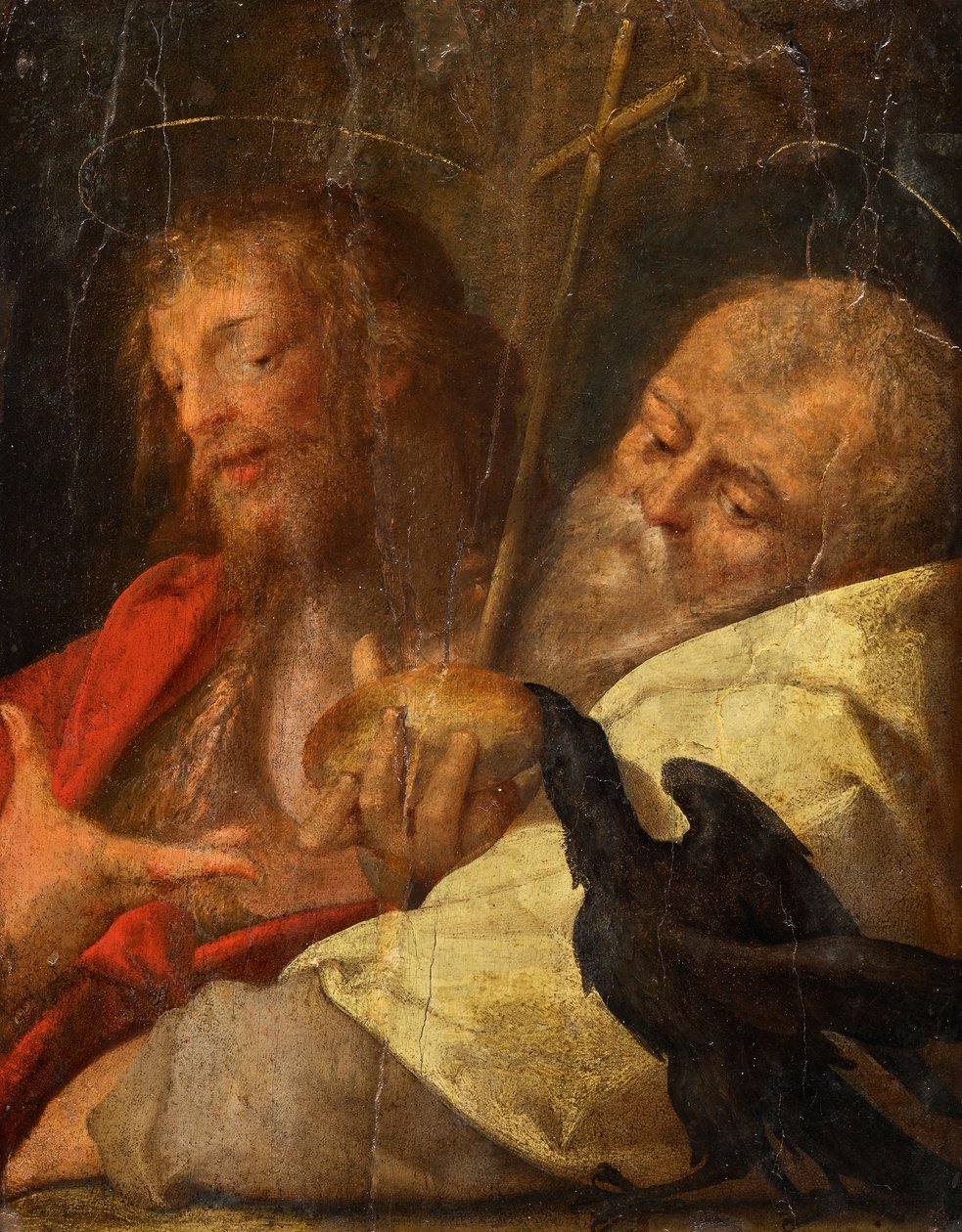John Baptist og John Evangelist af Unbekannter Künstler