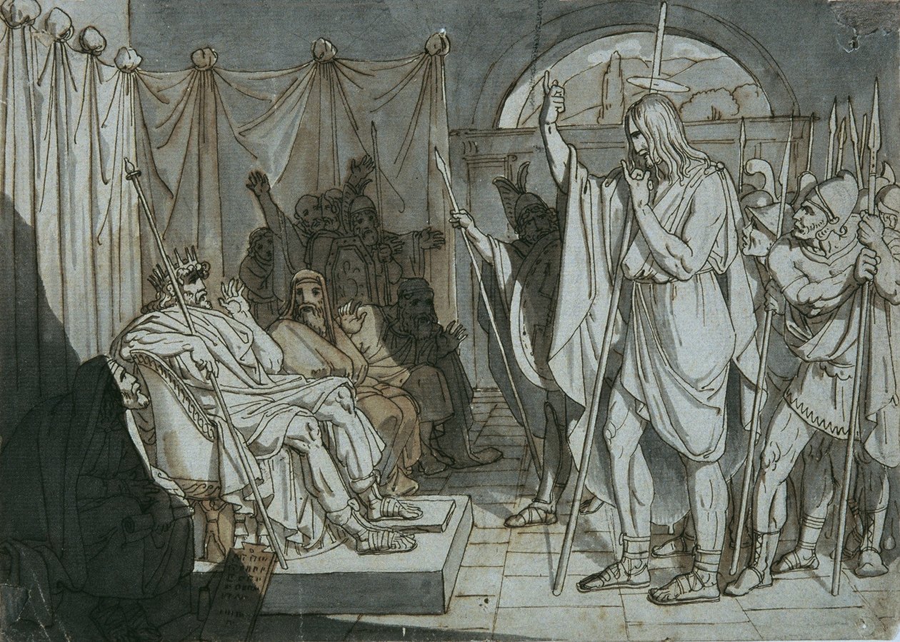 Johannes Døberen før Herodes af Unbekannter Künstler