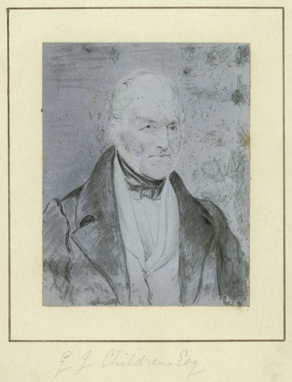 John George Children, engelsk videnskabsmand, c 1841 af Unbekannt