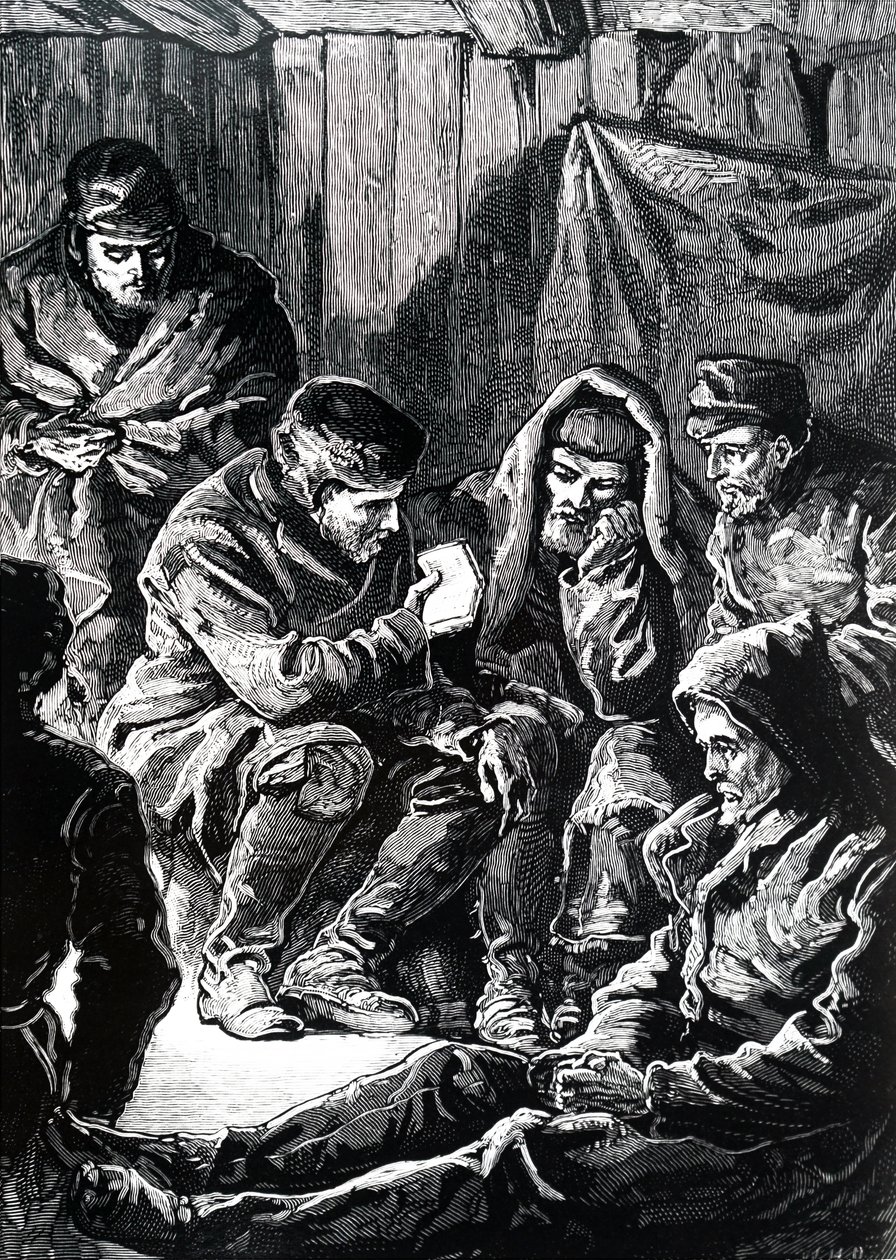 John Richardson under en Franklin overland arktisk ekspedition. af Unbekannt