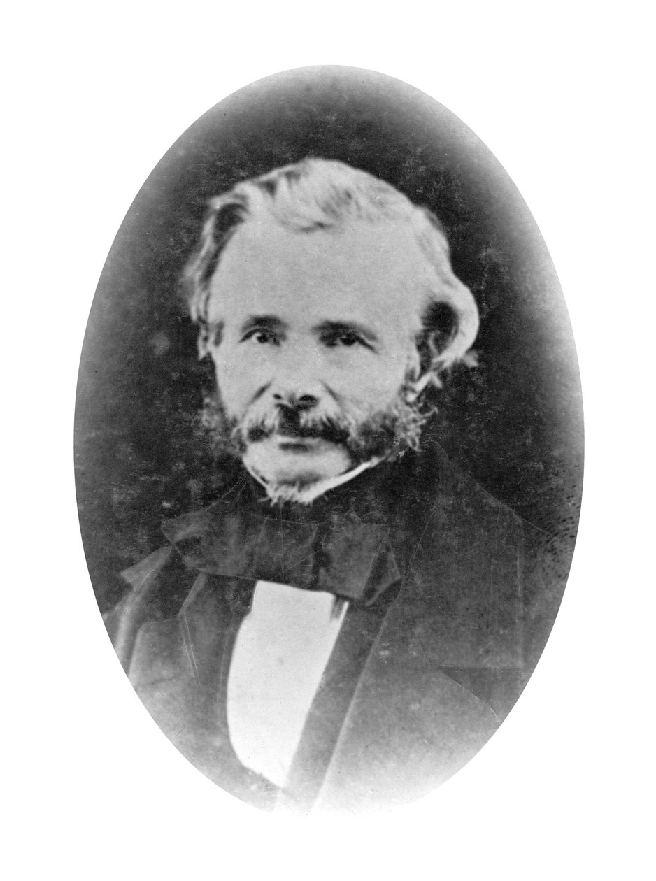 John Stringfellow, engelsk pionerflyver, ca. 1860 af Unbekannt