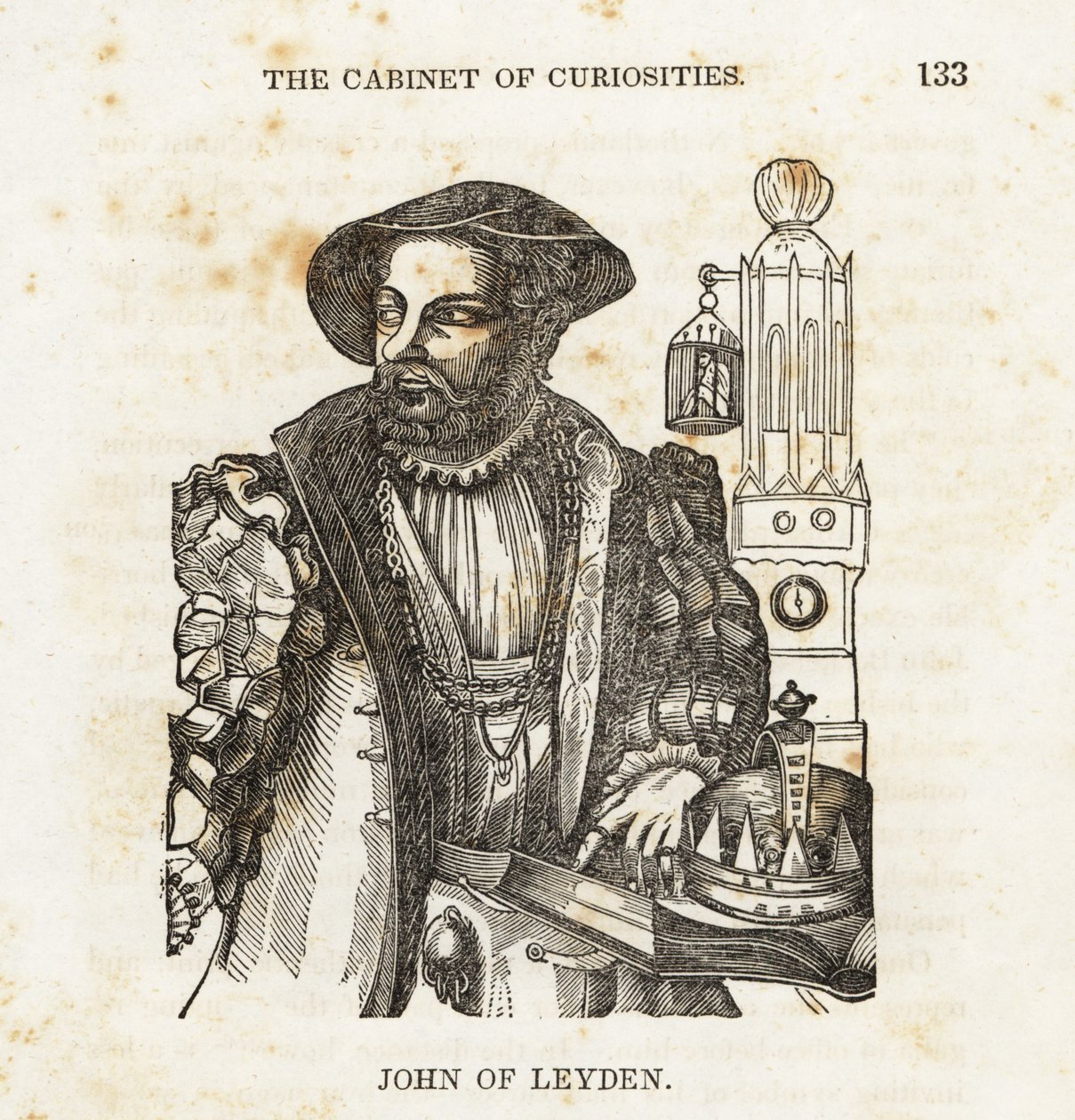 John of Leiden, hollandsk anabaptistleder af Unbekannter Künstler