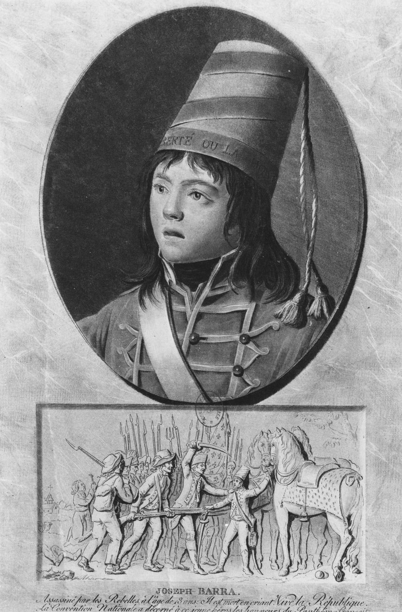 Joseph Bara eller Barra (1779 - 1793), fransk soldat. af Unbekannt