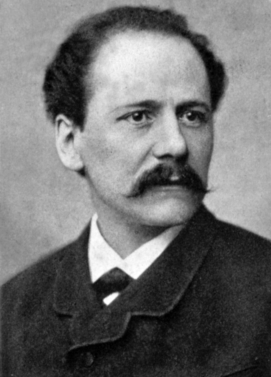 Jules Massenet, ca. 1900 (s/h foto) af Unbekannter Künstler