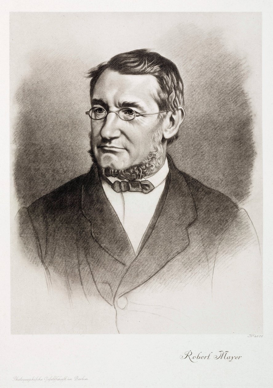 Julius Robert von Mayer, tysk fysiker, ca. 1870