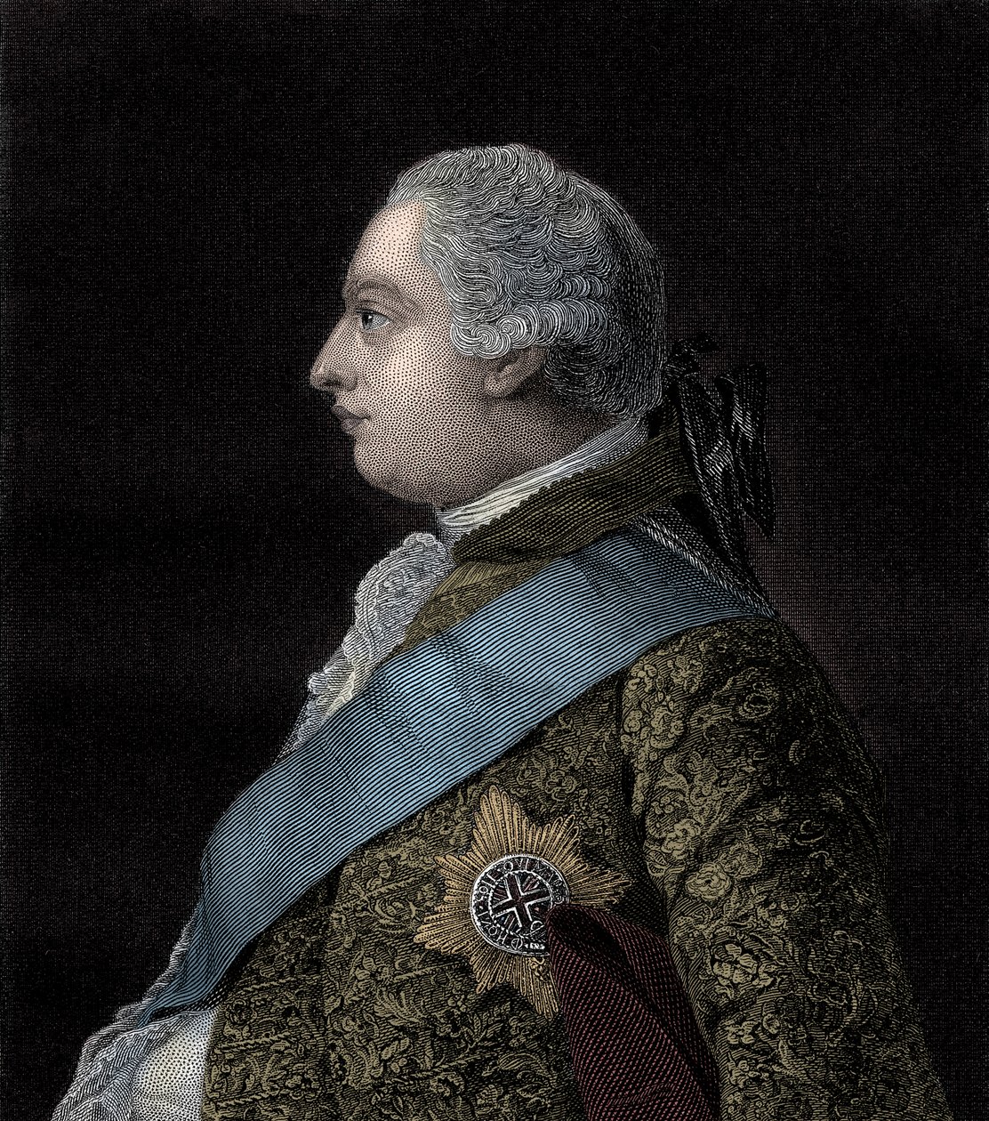 Kong George III af Unbekannter Künstler