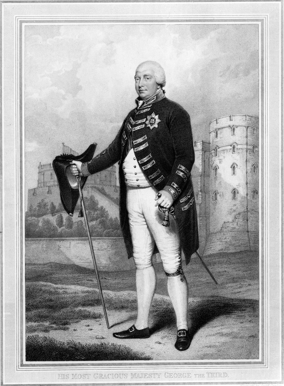 Kong George III, konge af Storbritannien, ca 1800 af Unbekannt