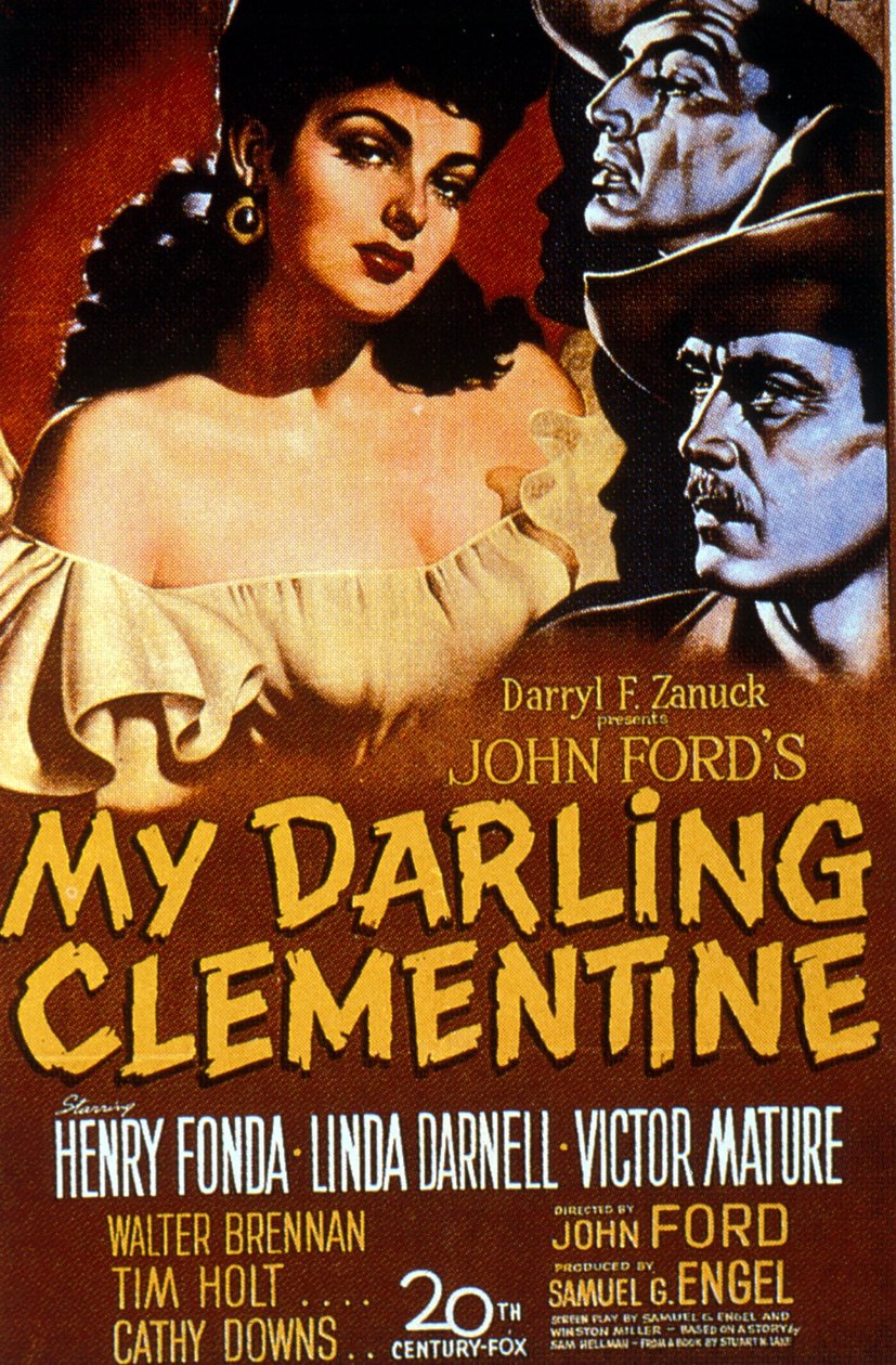 My Darling Clementine af JohnFord med Henry Fonda, Linda Darnell 1946 af Unbekannt