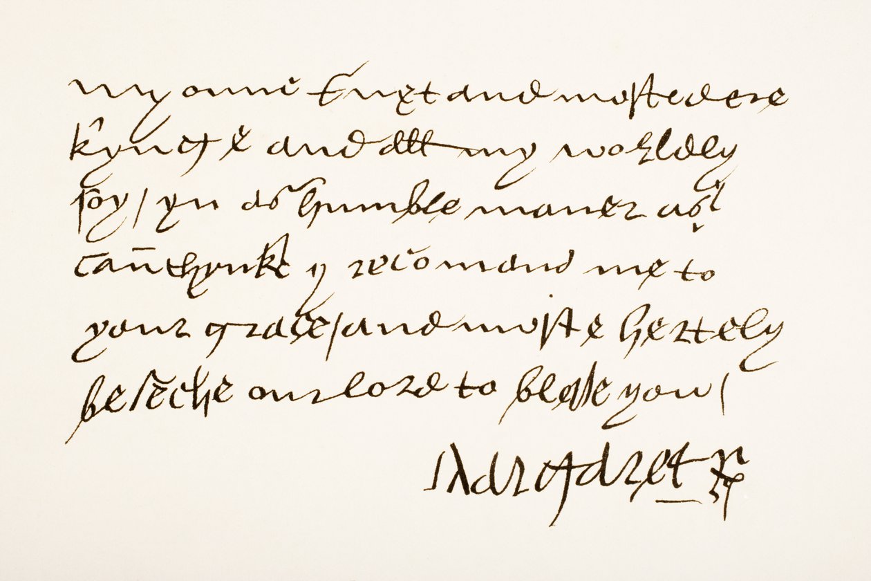 Lady Margaret Beaufort, grevinde af Richmond og Derby, alias Margaret af Lancaster af Unbekannt