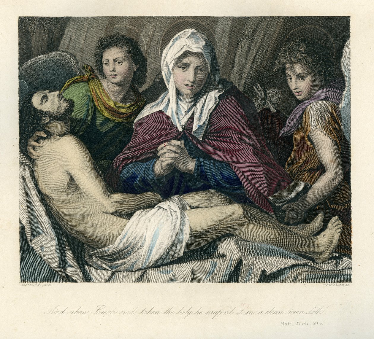 Kristi klagesang - Bibelen, Det Nye Testamente af Unbekannter Künstler