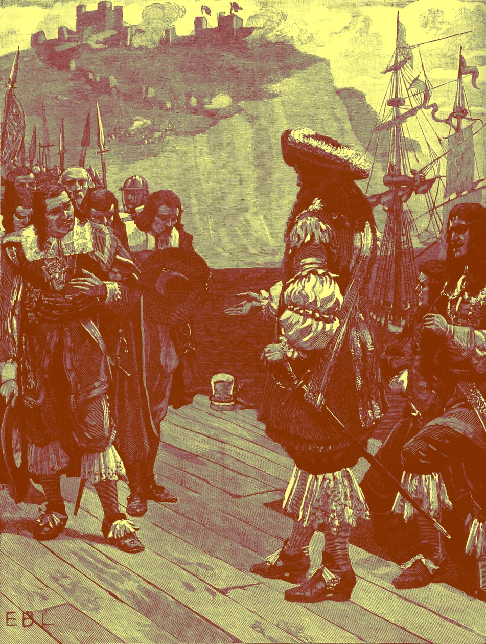 Landgang af Charles II ved Dover af Unbekannter Künstler