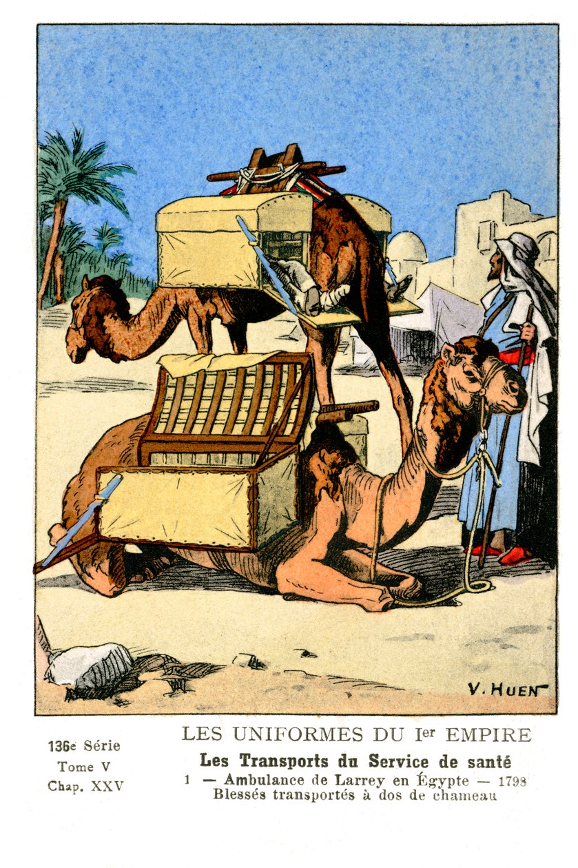 Larreys ambulance, Egypten af Unbekannter Künstler