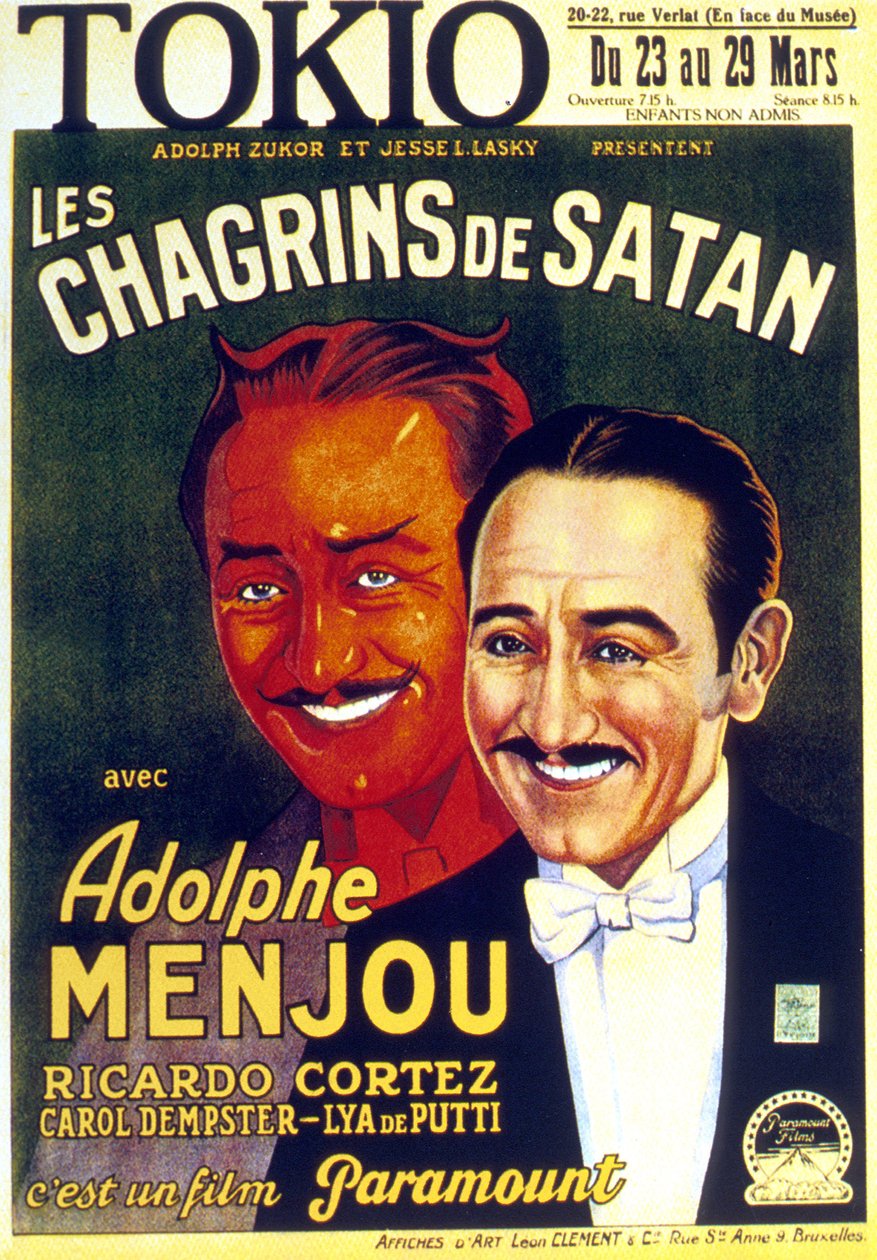 Les Sorrows de Satan The Sorrows of Satan af DWGriffith med Adolf Menjou 1926 af Unbekannt