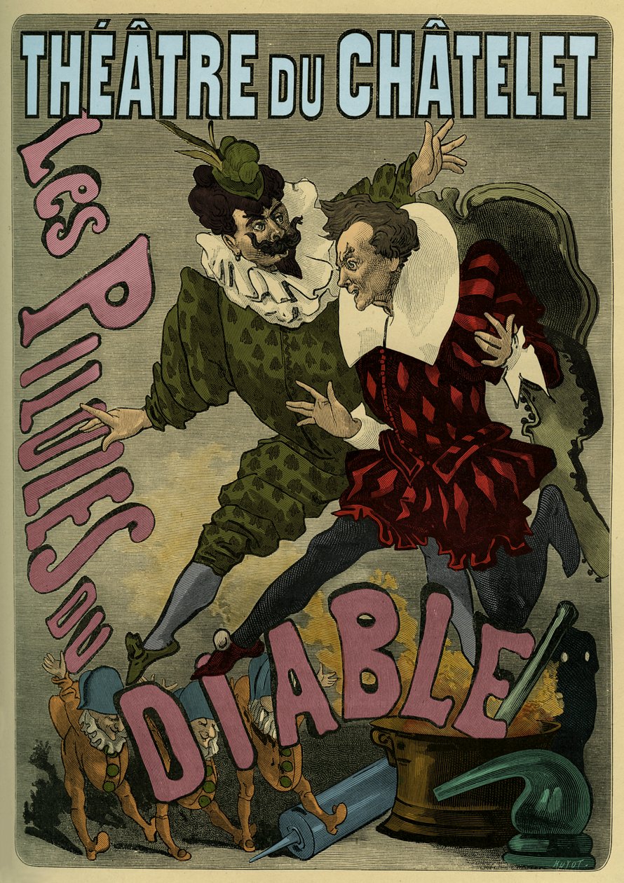 Les Pilules du Diable - plakat med reklame for fortryllelse af Unbekannter Künstler
