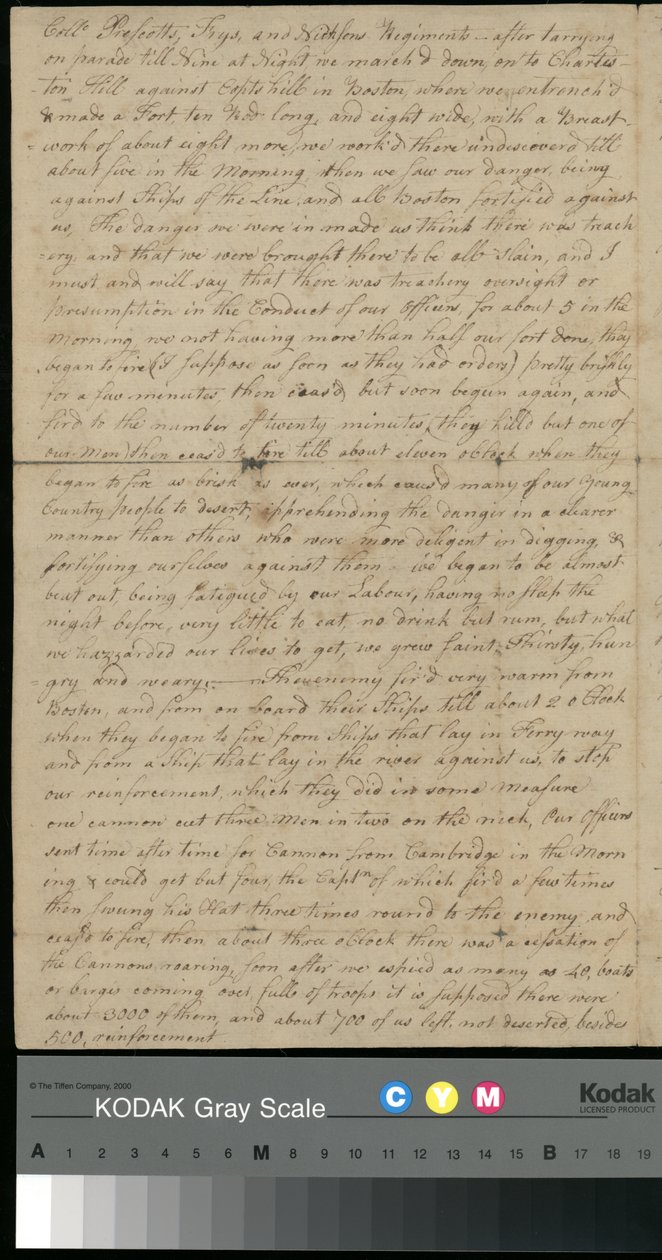 Brev fra Peter Brown til Sarah Brown, 25. juni 1775 (papir) af Unbekannter Künstler