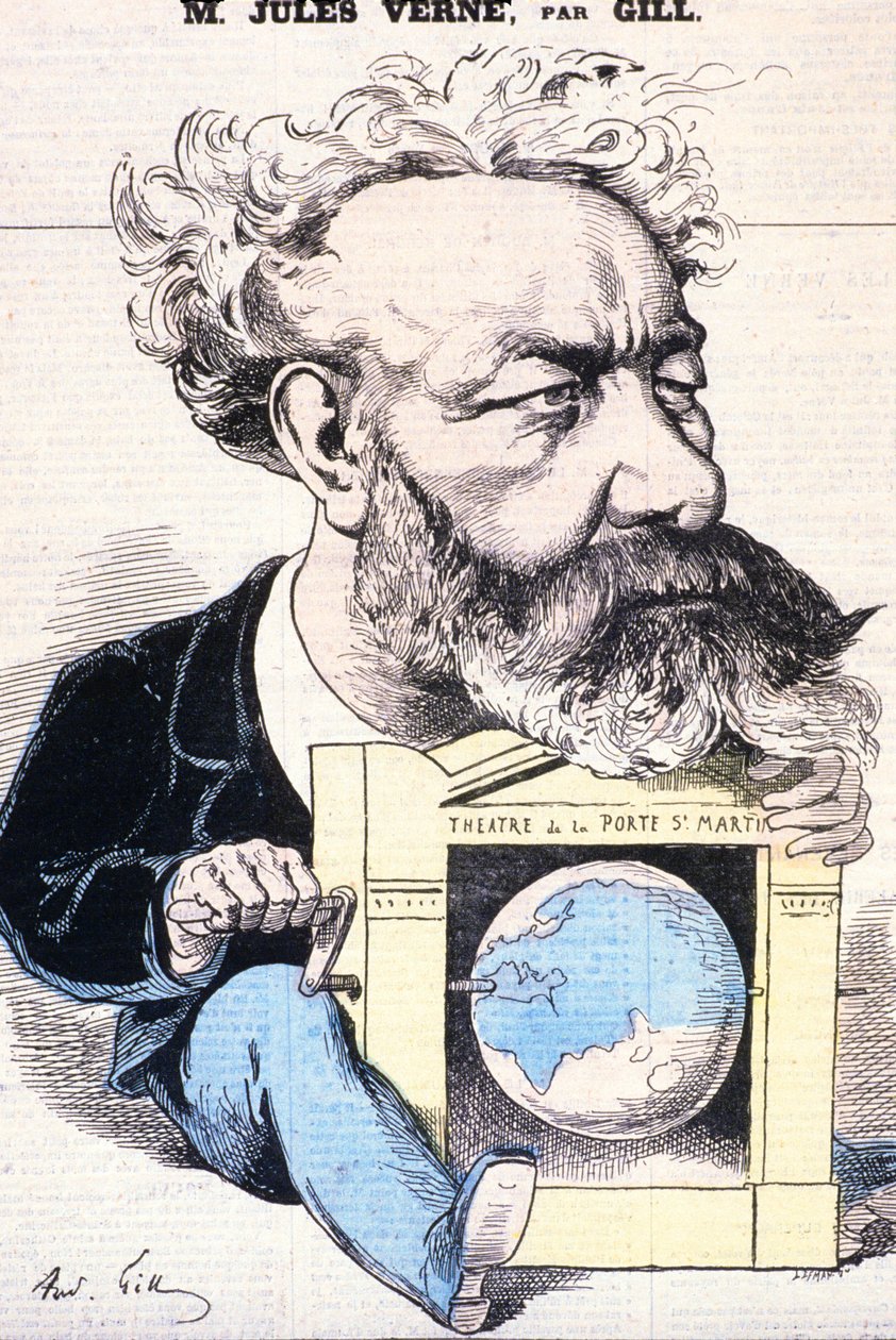 Loire Atlantique N* 183 - Nantes - Jules Verne Museum - Tegneserie af Gill af Unbekannt