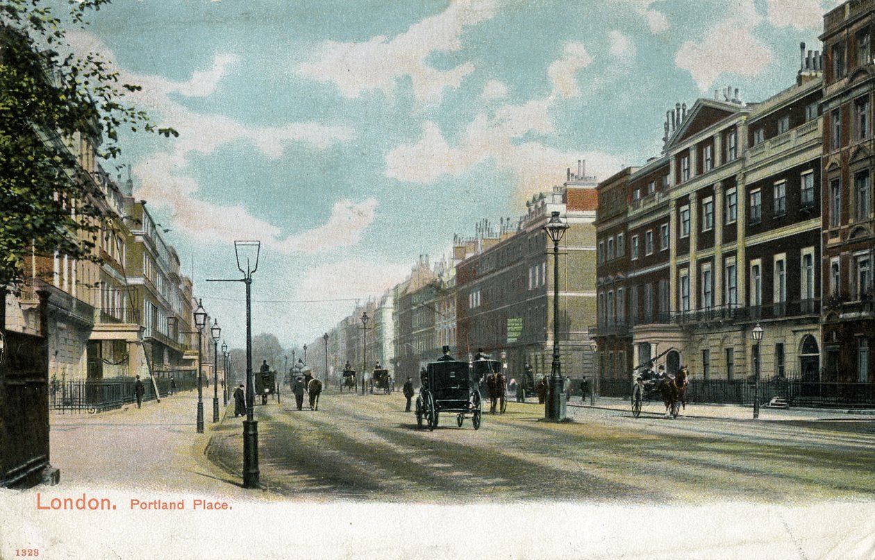 London - Portland Place af Unbekannter Künstler