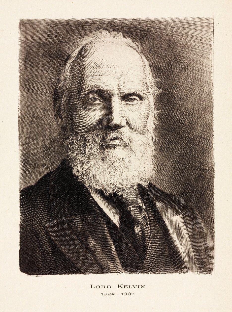 Lord Kelvin, skotsk ingeniør, matematiker og fysiker, ca 1900 af Unbekannt