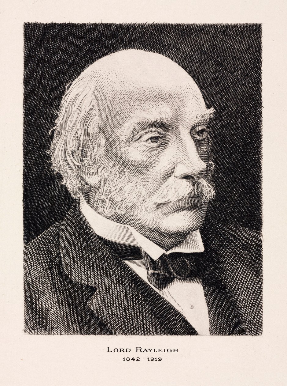 Lord Rayleigh, engelsk matematiker og fysiker af Unbekannt