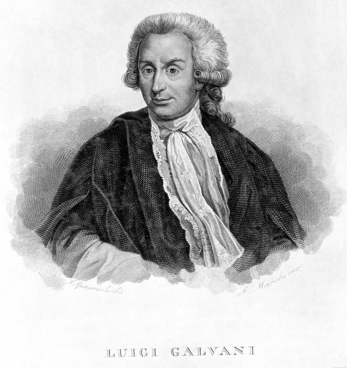 Luigi Galvani, italiensk fysiolog, ca. 1770