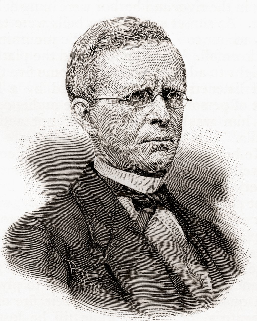 Lyman Trumbull, fra The Century Magazine, udgivet 1887 (gravering) af Unbekannter Künstler