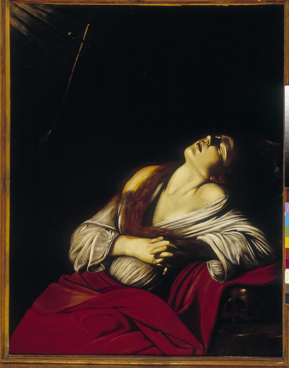 Madeleine i ekstase. Maleri af Louis Finson (1578-1617). Olie på lærred fra det 17. århundrede. Musee des beaux Arts - Palais Longchamp, Merseille. af Unbekannter Künstler