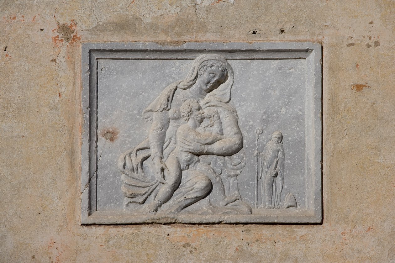 Madonna, Abbey of Santa Maria del Pero, Monastier, Veneto, Italien (foto) af Nicolas Liez