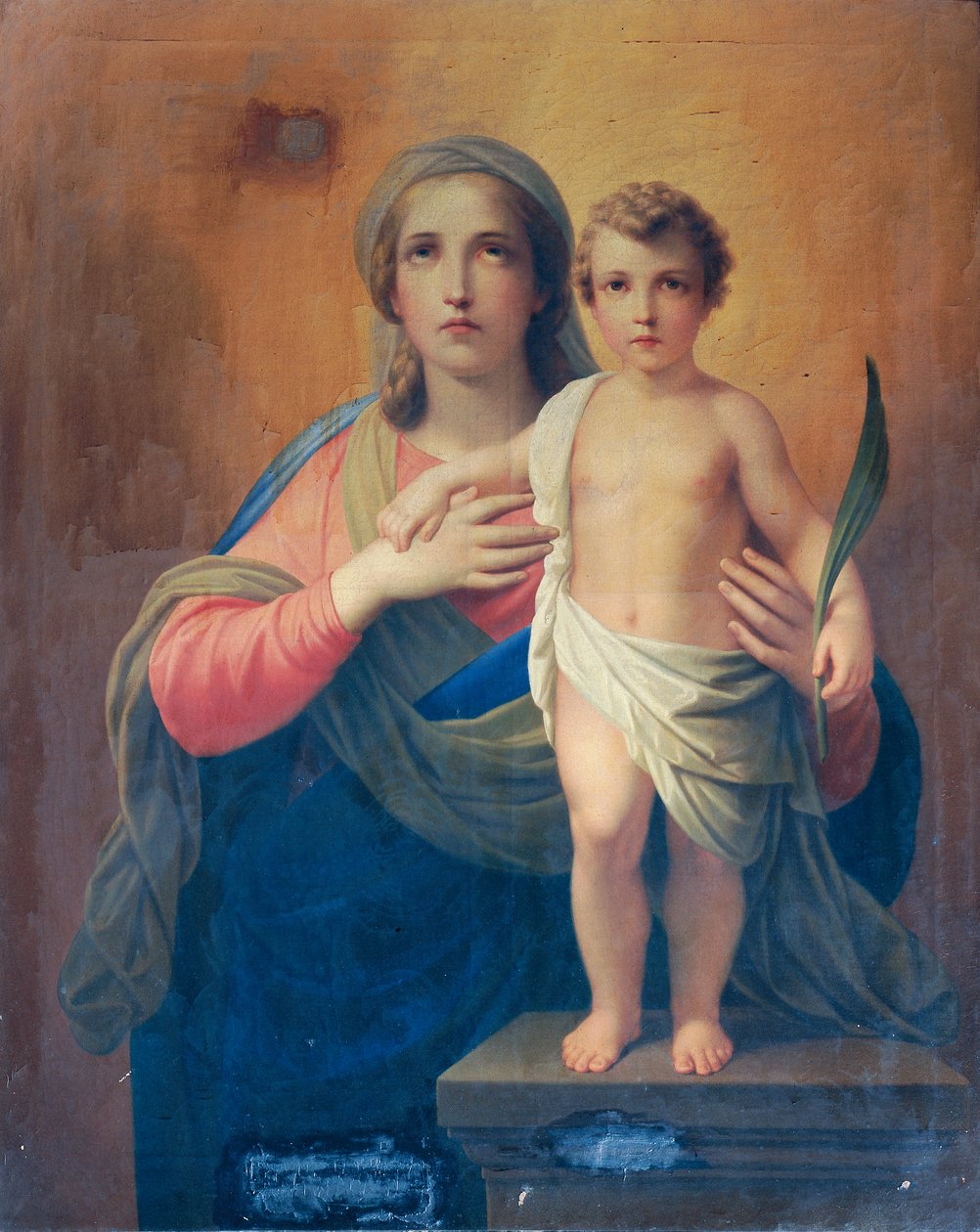 Madonna og barn af Unbekannter Künstler