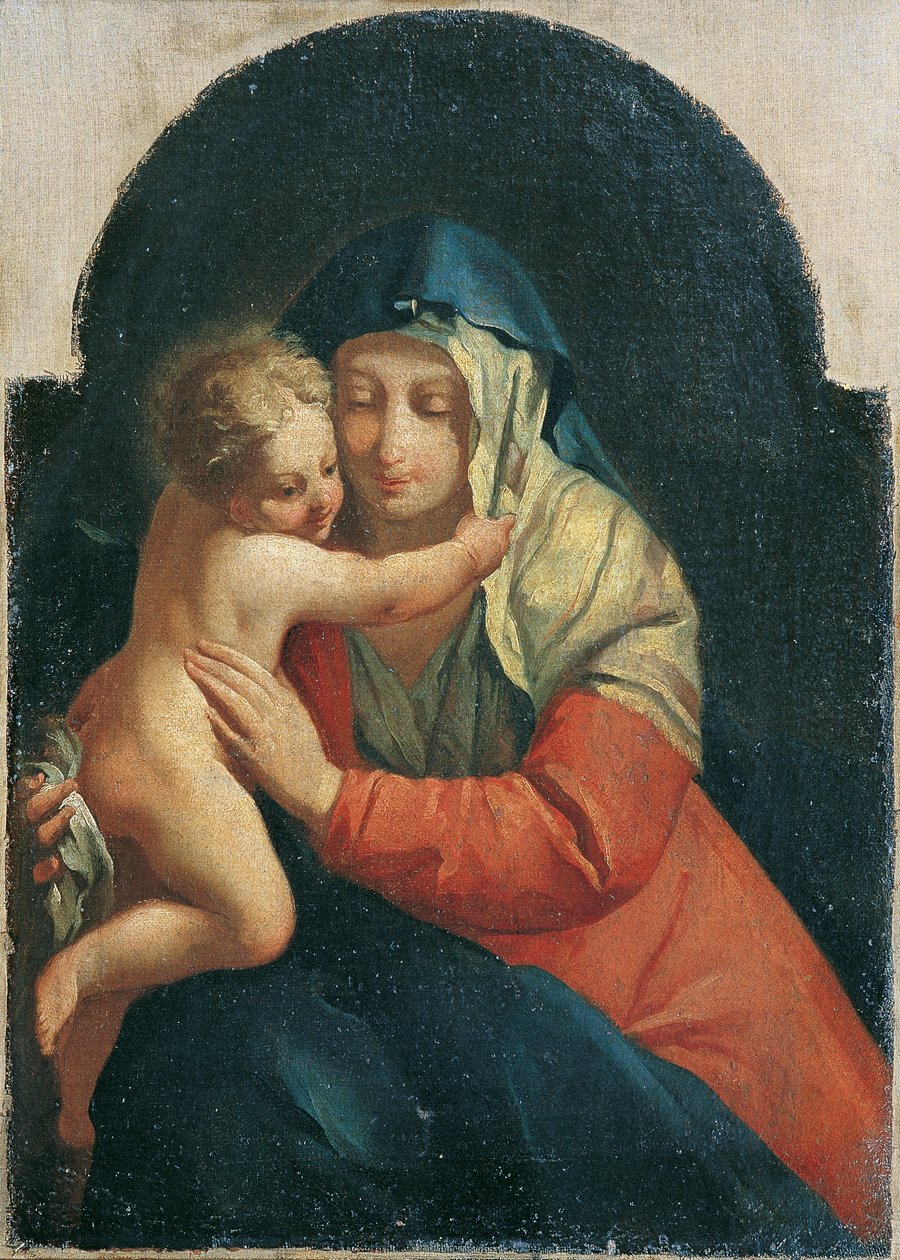 Madonna og barn af Unbekannter Künstler
