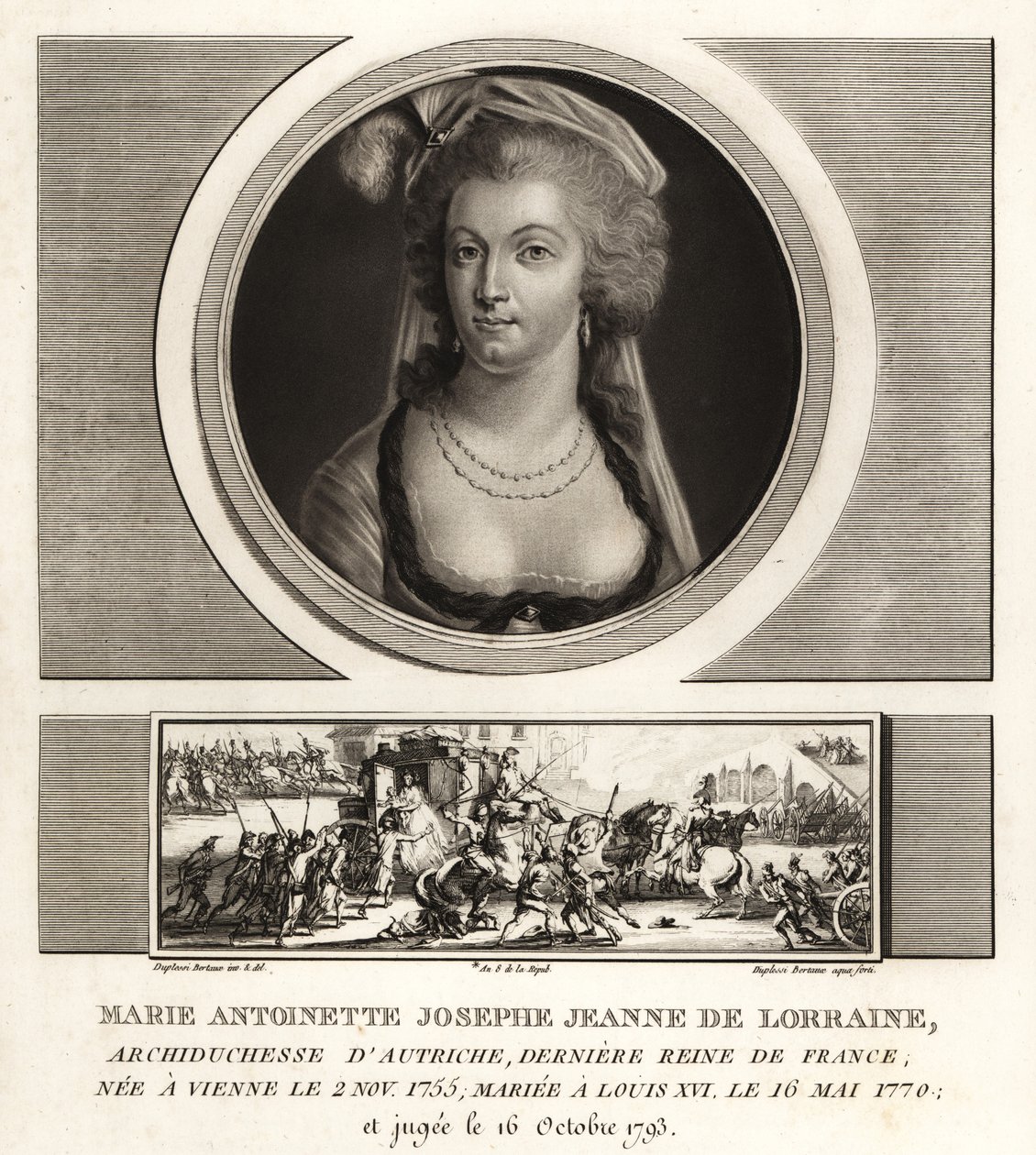 Marie Antoinette, sidste dronning af Frankrig af Unbekannt