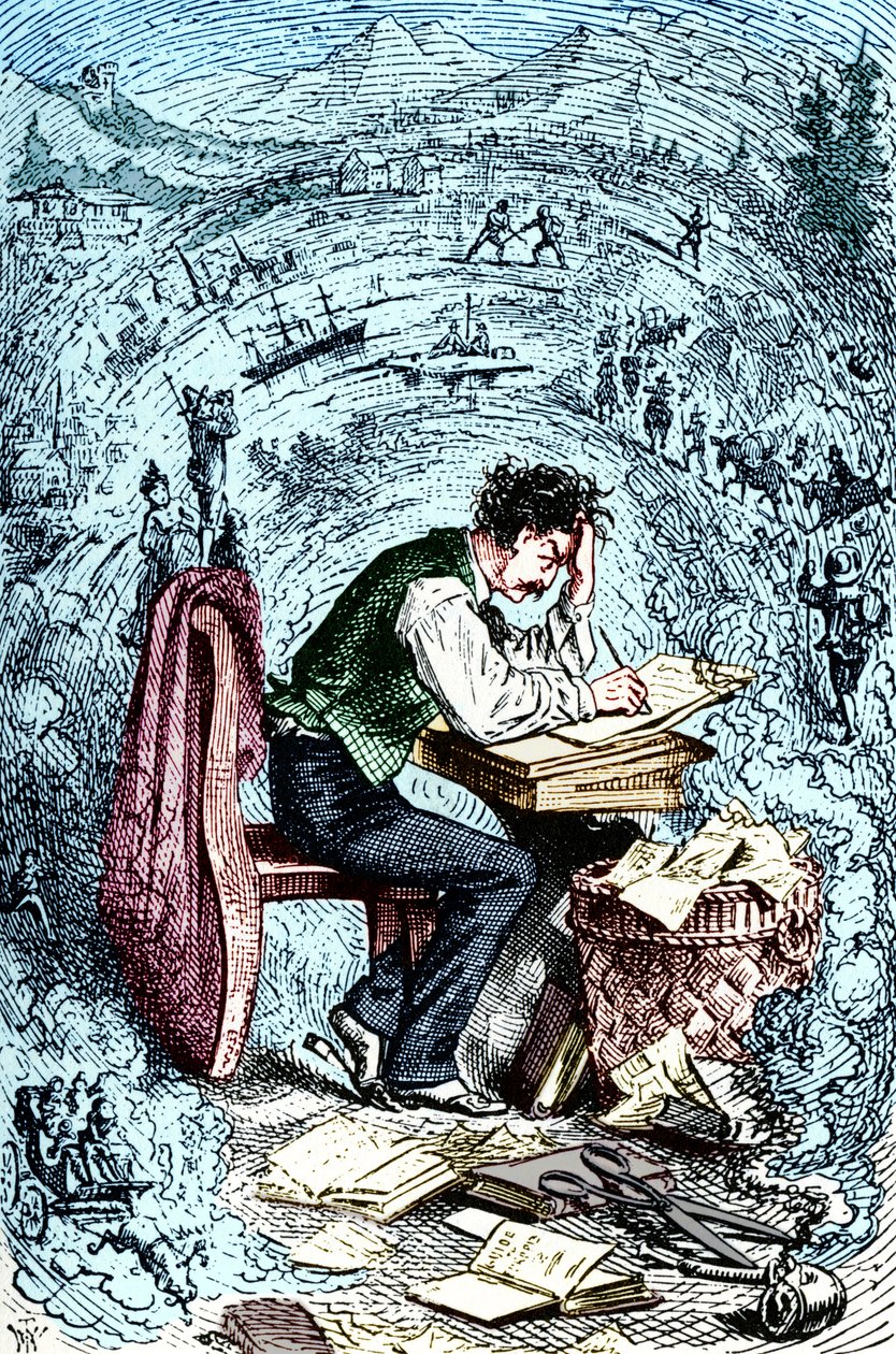 Mark Twain skriver 