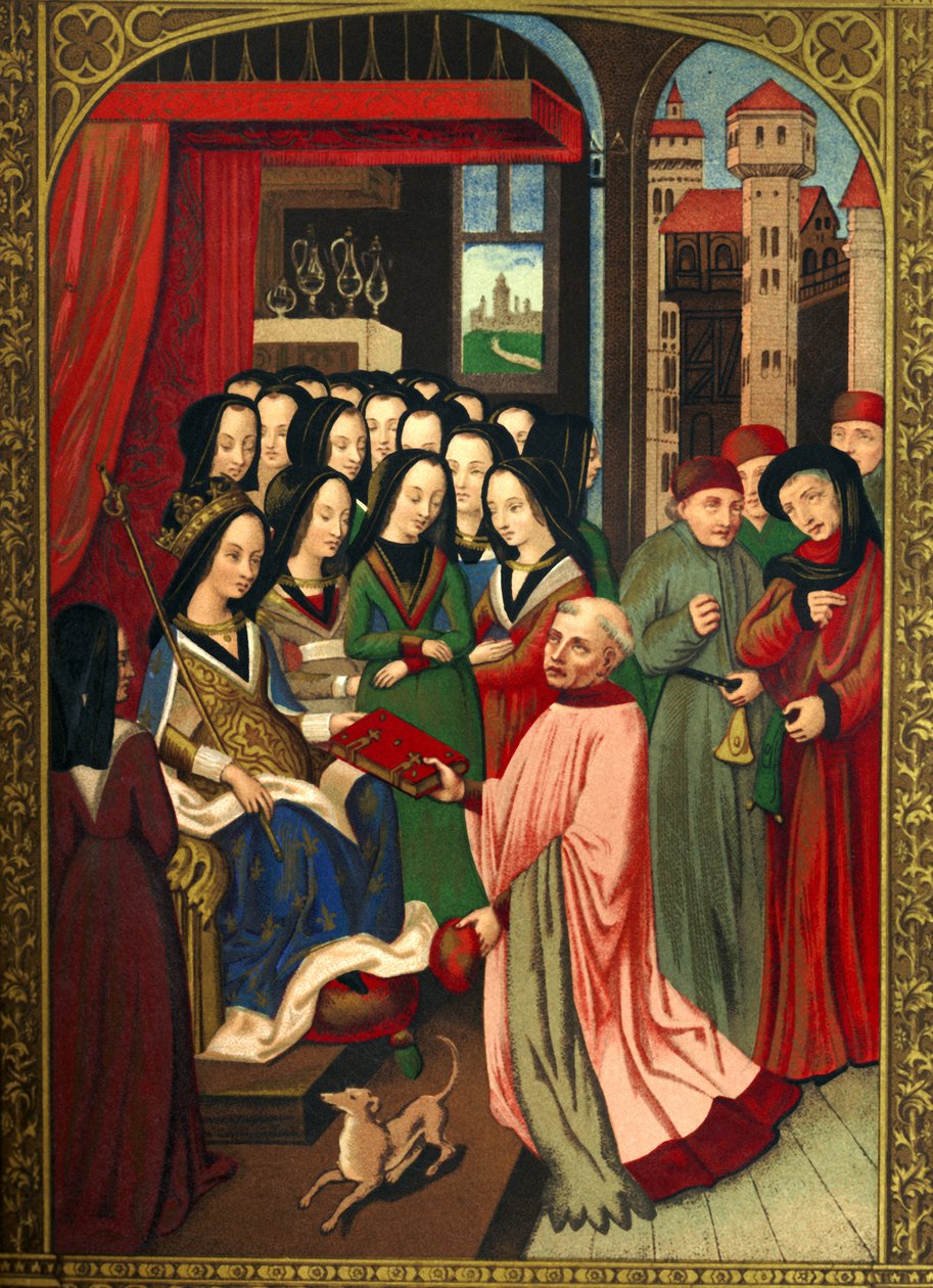 Maria af Anjou - af Unbekannter Künstler