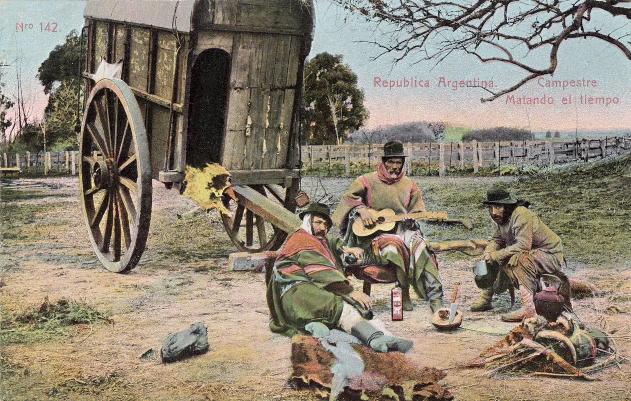 Matiando del Tiempo, Argentina, ca. 1910 (postkort) af Unbekannter Künstler